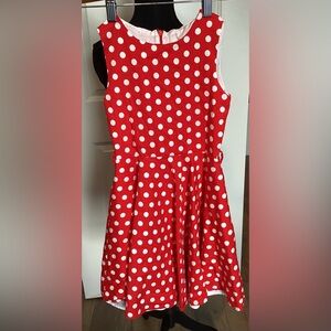 HBB Magic Kids Dress in Red with White Dots